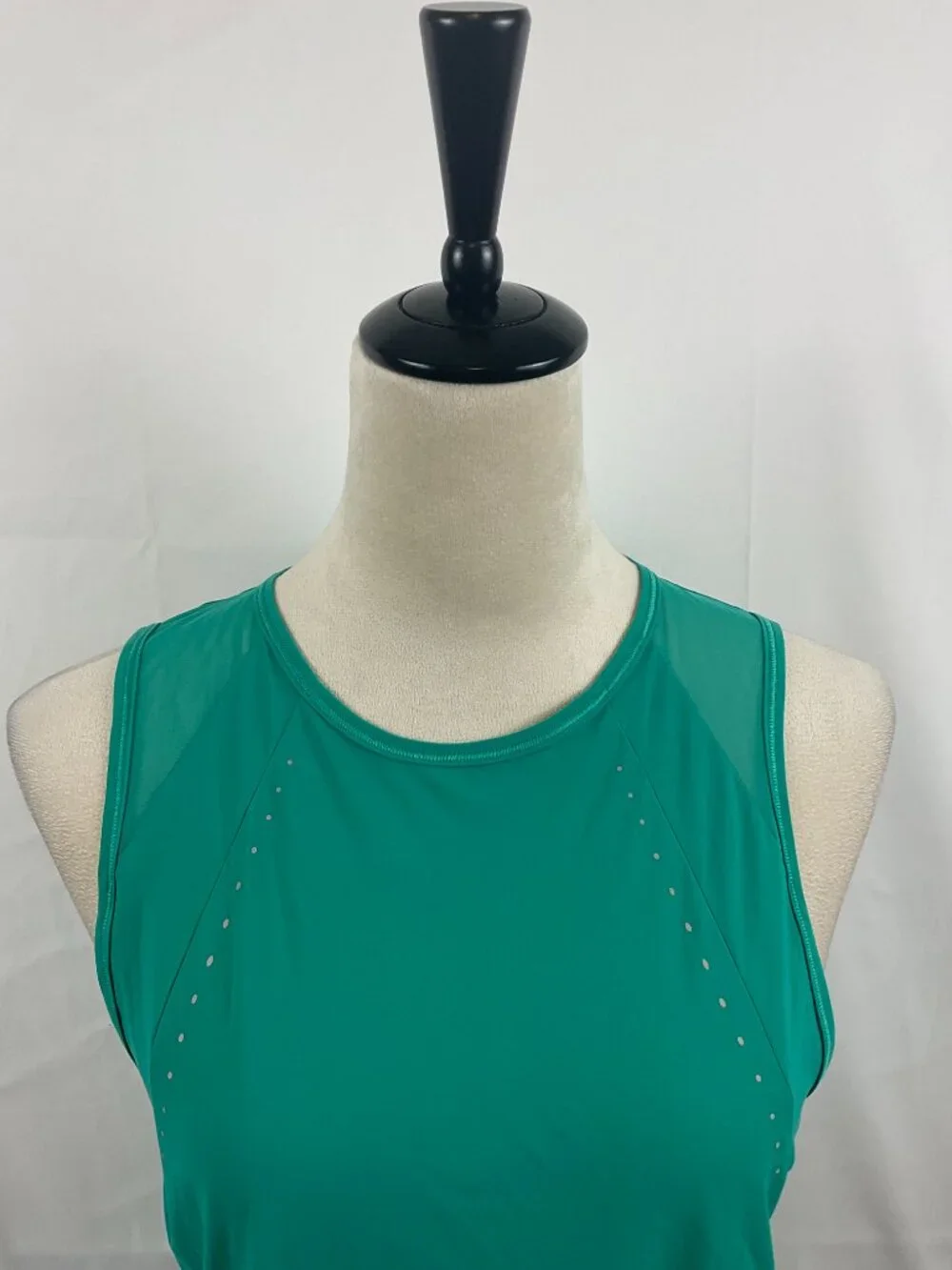 Lululemon Sculpt Crop Tank Top Pleated Emerald Green